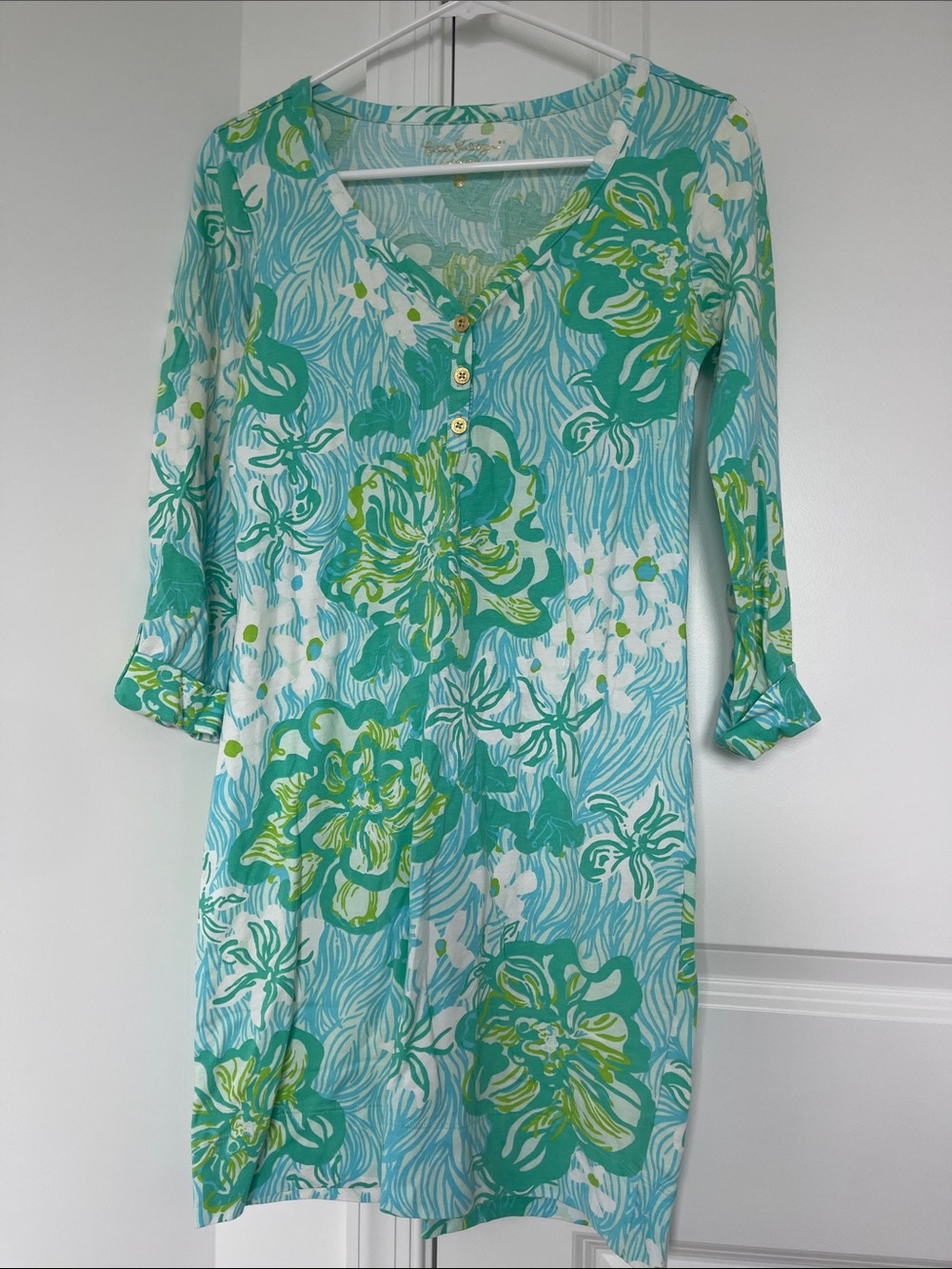 Lilly Pulitzer Palmetto Henley Dress Size XS
